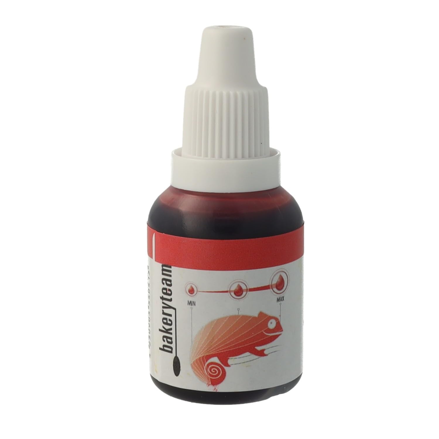 Bakeryteam airbrush madfarve rød 20ml