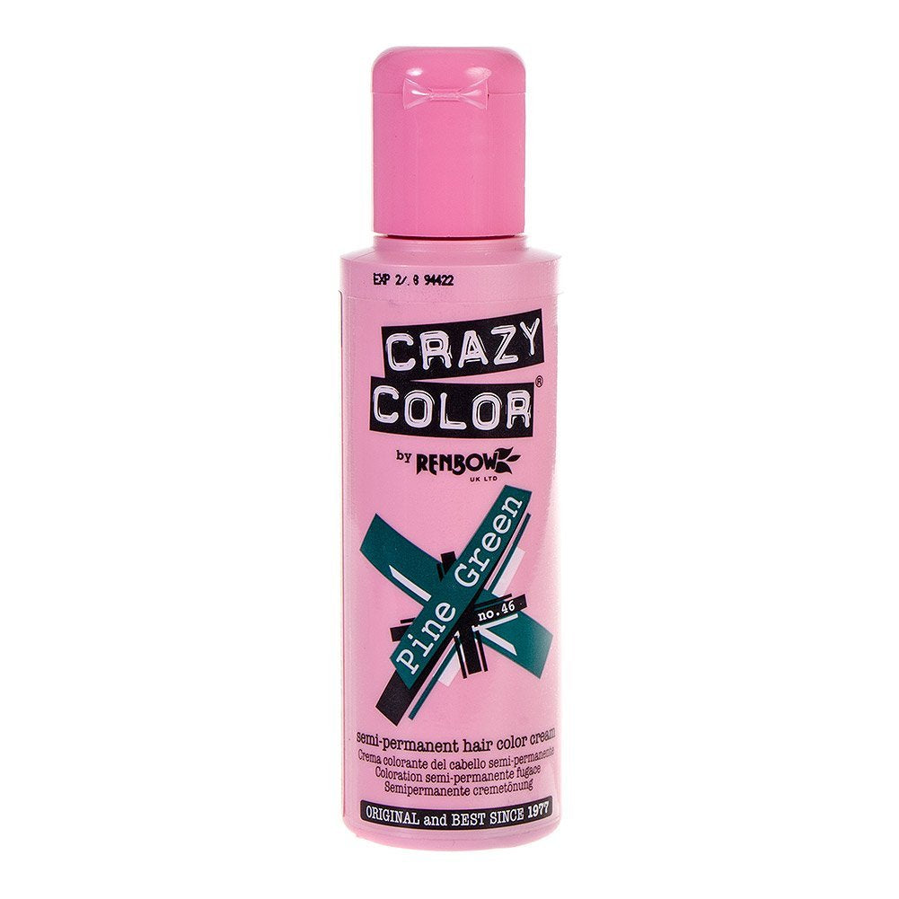 2x Semi-permanent hårfarve 100ml (fyrgrøn) Naty Shop hårfarve