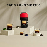 Espressomaskine med Nespresso Krups Vertuo Pop-kapsler, kapacitet: 560 ml, automatisk kapselgenkendelse, one-touch system, 4 kopstørrelser, forkortet opvarmningstid, bæredygtig, Aqua Mint, XN9204