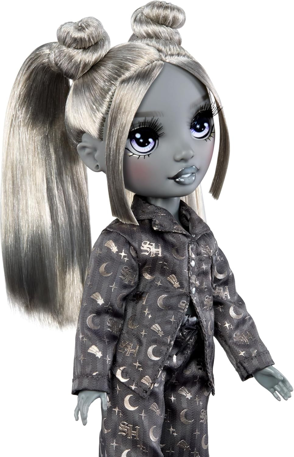 Rainbow High Shadow High Girl's Night - Luna Madison – 28 cm Modepuppe in Grautönen, Graues Haar & Outfit mit Accessoires og Kamm – Für Sammler und Kinder ab 6 Jahren