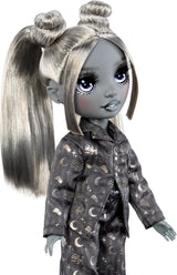 Rainbow High Shadow High Girl's Night - Luna Madison – 28 cm Modepuppe in Grautönen, Graues Haar & Outfit mit Accessoires og Kamm – Für Sammler und Kinder ab 6 Jahren