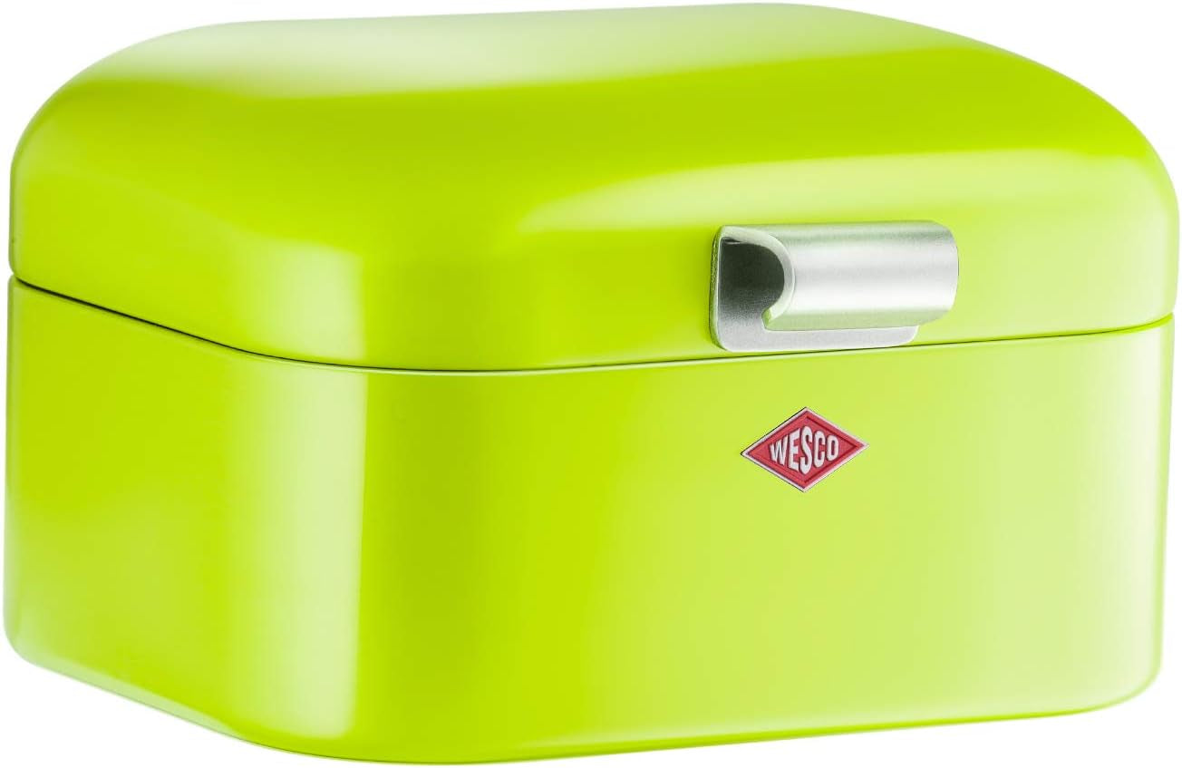 Wesco 235 001 Mini Grandy brødkurv 17 x 18 x 12 cm (L/B/H) pink, rustfrit stål Madkasser Naty Shop Limegrøn