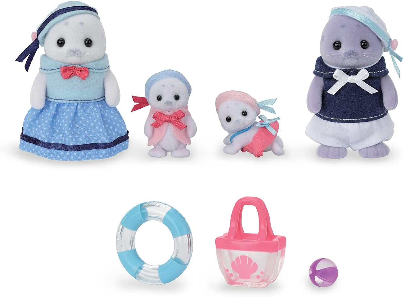 Sylvanian Families - 5759 Sælfamilie Dyrefigur detaljeret legetøj til alderen 3+ Naty Shop Dukker