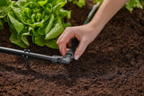 Gardena mikro-drypvandingssystem L-stykke 13 mm (1/2"): Rørforbindelse til at vende 13 mm forsyningsrør, værktøjsfri samling, genanvendelig (13202-20)