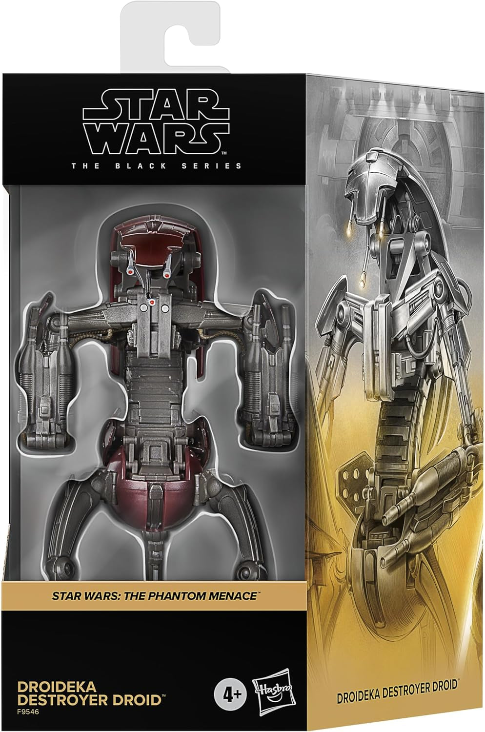 Star Wars Black Series Droideka Destroyer Droid Action Figur Star Wars: The Phantom Menace 15 cm Action Figurer Naty Shop Standardtitel