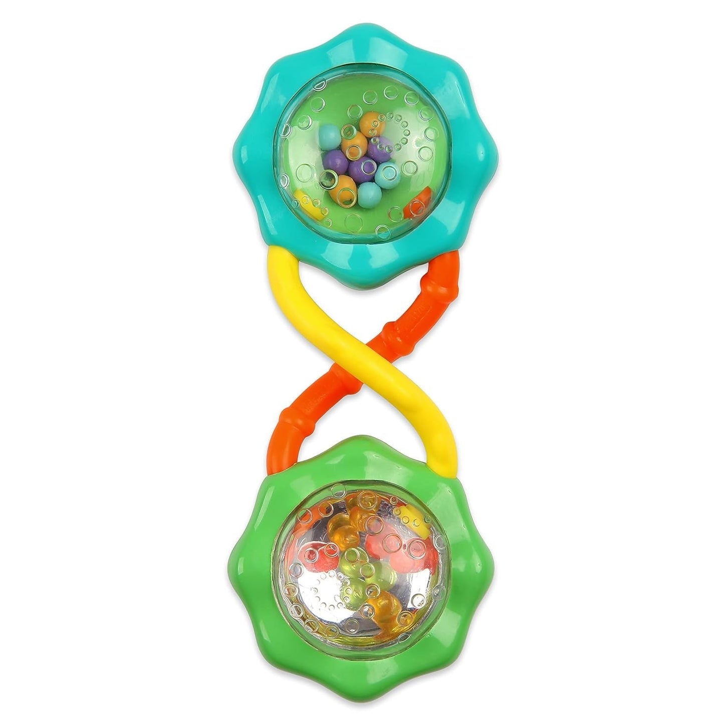 Bright Starts Little Shakers 6-delt gavesæt - babyrangler og bidere BPA-fri let at fange Unisex Newborn+