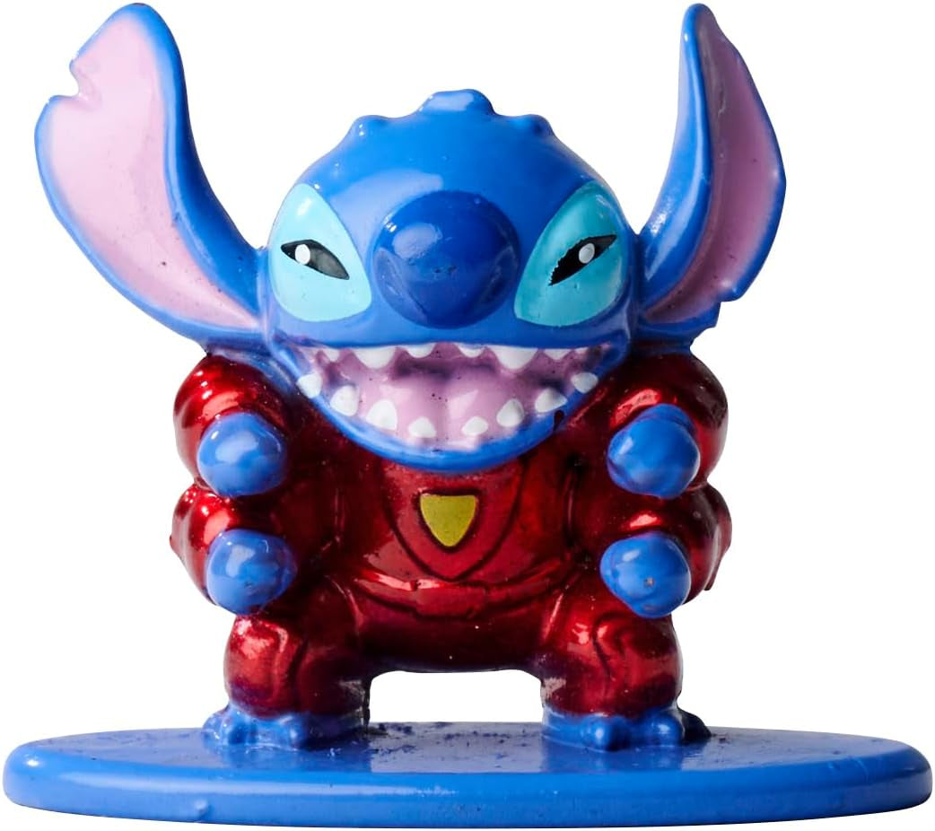 Jada Toys Disney Figur (1X Mystery Figur i Blind Pack) - 1 Surprise Samlerfigur fra 12 Disney Figurer, Nano Metal Figur (4 cm) Til børn og fans i alderen 3+, Serie 2, Sorte Actionfigurer Naty Shop