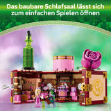 LEGO Wicked Glinda og Elphabas soveværelse - Dukkehus med 2 mini Witches of Oz-dukker, cool tilbehør inklusive blomster og outfits - Kreativt legetøj til piger på 8+ og fans - 75683 Byggesæt Besuche den LEGO-Store