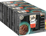 Sheba Sauce Collection våd kattefoder, portionsposer, Salty Multipack, 4x12x85g