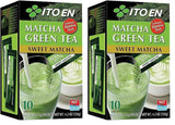 ITO DA Instant Matcha Powder – Sødet Matcha-tepulver i 12 g poser (10 stykker pr. pakke) – 1 x 120 g (2 pakke)