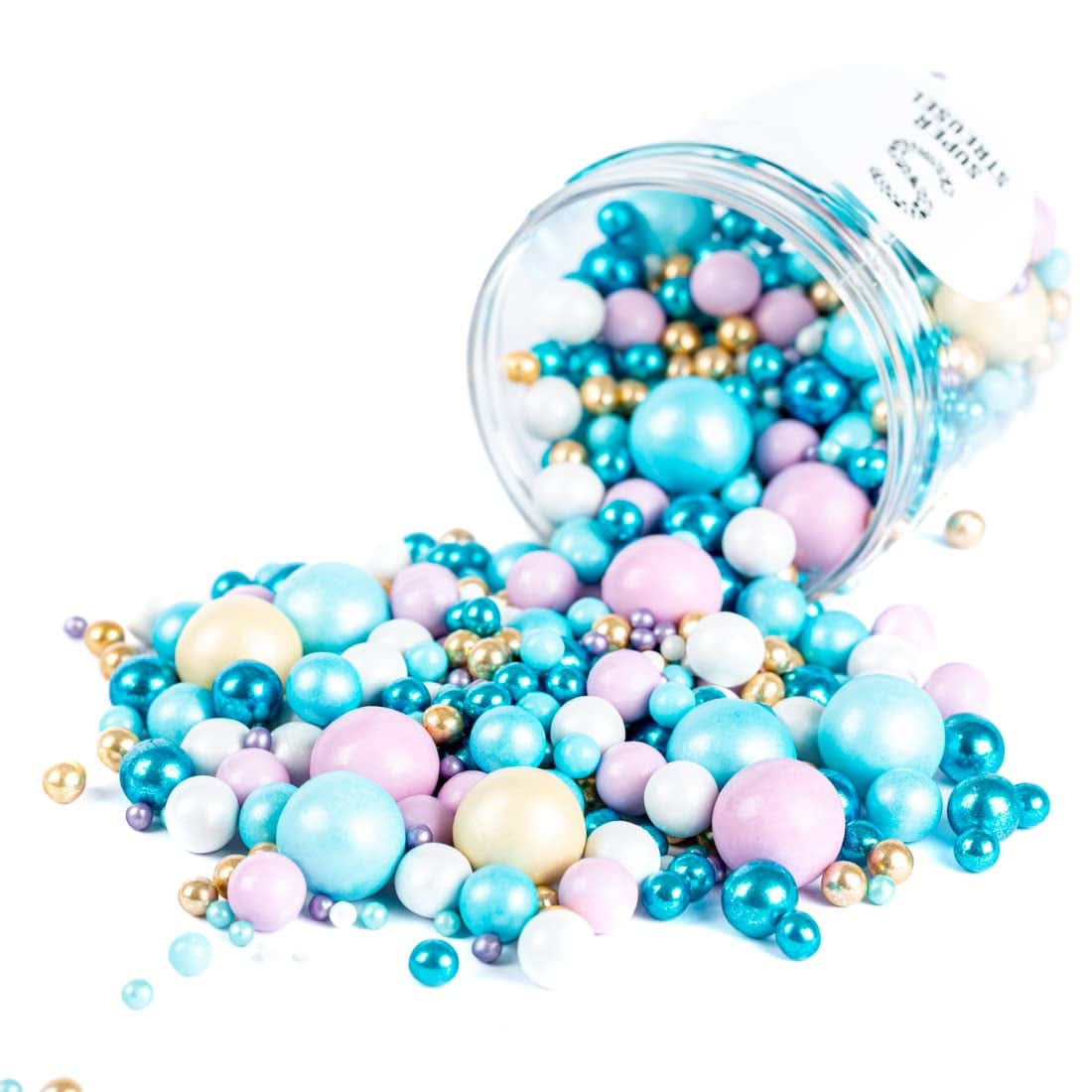 Super Streusel Havbobler, perler og sukkerkugler, 190 gram Naty Shop Standardtitel