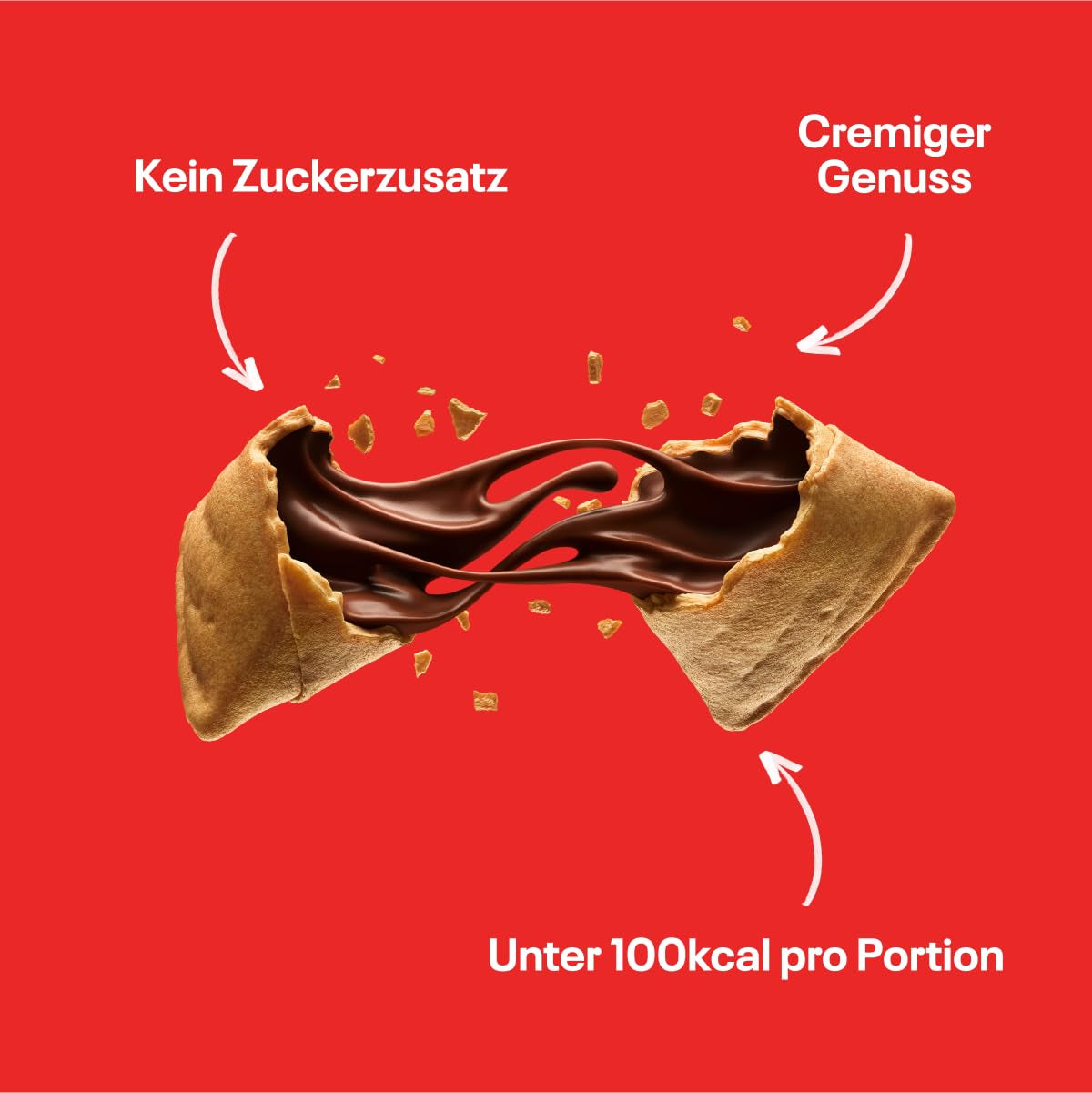 NEOH Chokoladebider | Uden tilsat sukker, 100kcal pr. portion, sprøde stykker med cremet hasselnød og kakaofyld, perfekt til takeaway eller som müsli-erstatning | Keto, Low Carb | Pakke med 3 x 29g