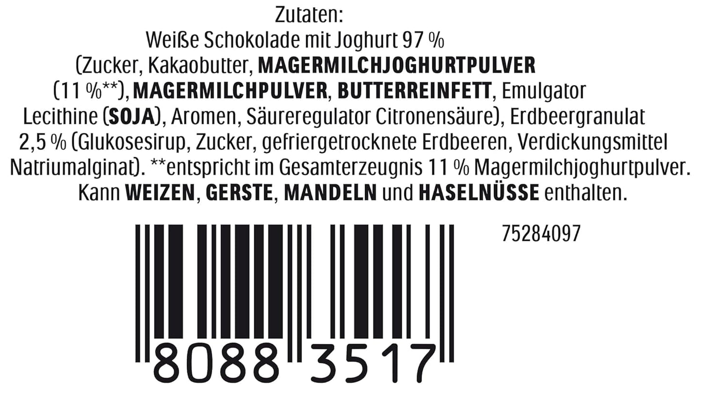 Ferrero Osterhase | 75 G| Weiße Joghurtschokolade Mit Fruchtigen Erdbeercrisps | påske | Osterhas | Geschenk Aus Schokolade i Hasenform Naty Shop