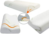 Memory Foam pude, nakkestøttepude, ergonomisk nakkepude til forskellige sovestillinger med aftageligt betræk Cervikal ortopædiske puder Naty Shop