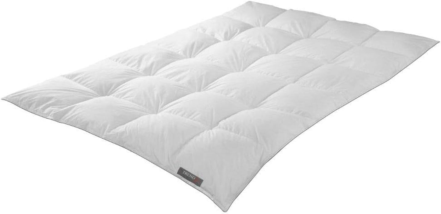 Badenia Trendline Comfort dundyne, varm vinterdyne med 90% dun & 10% fjer klasse I, 135 X 200 Cm, dun Pass Testet & Oeko-Tex Certificeret, Produceret i overensstemmelse med den tyske kvalitetsstandard Dyner og dyner Naty Shop Comfort 135 X 200 Cm Varmt vintertæppe