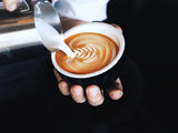Espresso Kaffeebohnen stærk 500g, Barista Kaffee schokoladig und säurearm, Espressobohnen, Bohnenkaffee mit Arabica und Robusta, fine Crema, ideel til Cappuccino