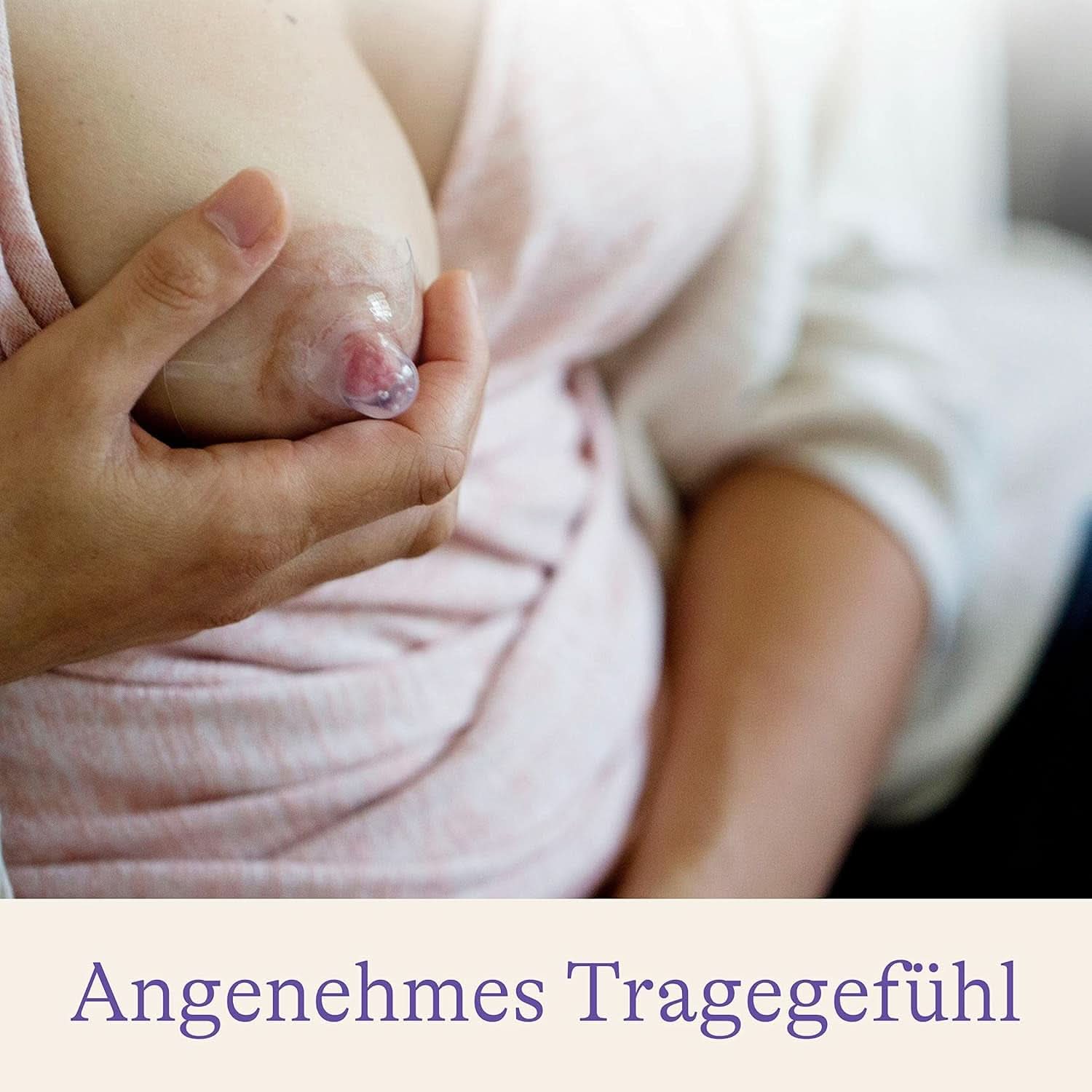 Lansinoh Stillhütchen 24 Mm (Größe 2), 2 Stück Inkl. Opbevaringsboks - Angenehmes Tragegefühl - Trotz Anlegeschwierigkeiten Weiter Stillen Accessories Mad og Amning Bebe Naty Shop