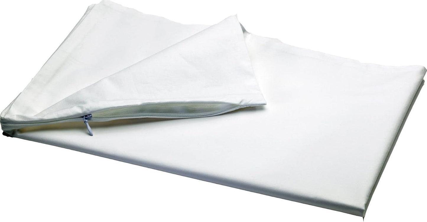 Mediflow aloe vera pudebetræk, pudebeskytter, bomuld, hvid, 40 X 80 Cm Naty Shop standardpuder