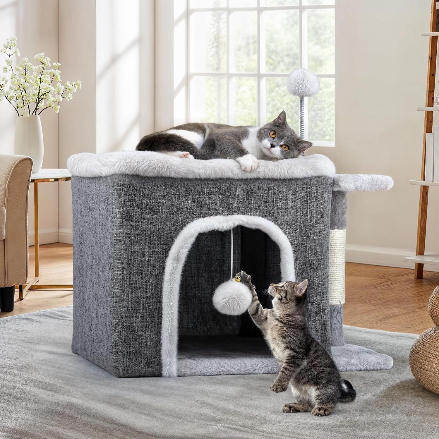 Tæpper og møbler, kæledyr, huler og huse, katte, senge til katte, katte - senge, madrasser