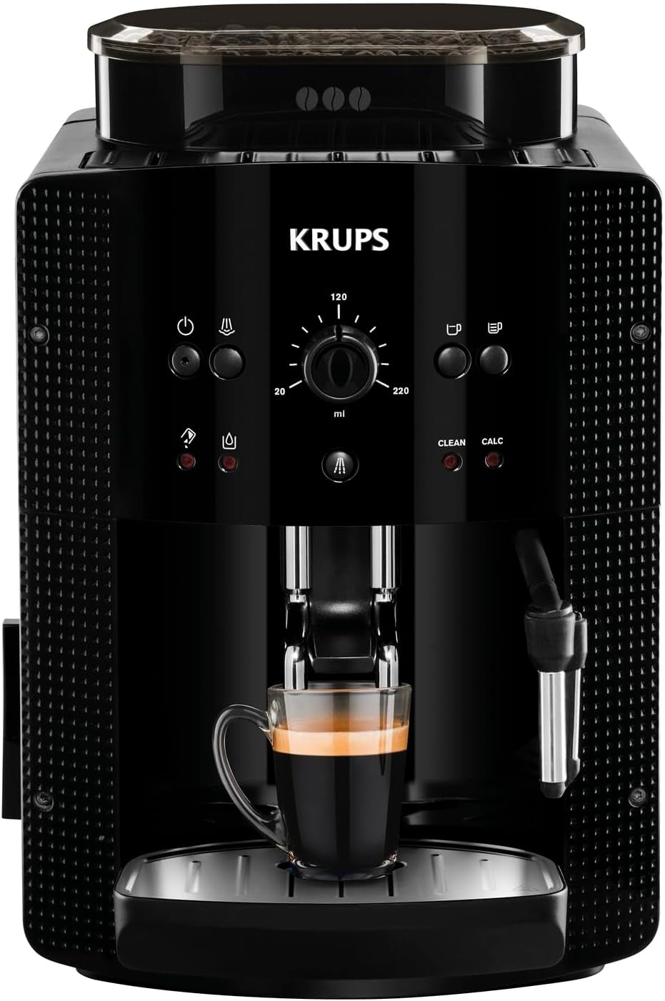Krups Roma EA81M8 Espressomaskine 1,7 L, 3 temperaturindstillinger, 3 malet kaffeteksturer, sort