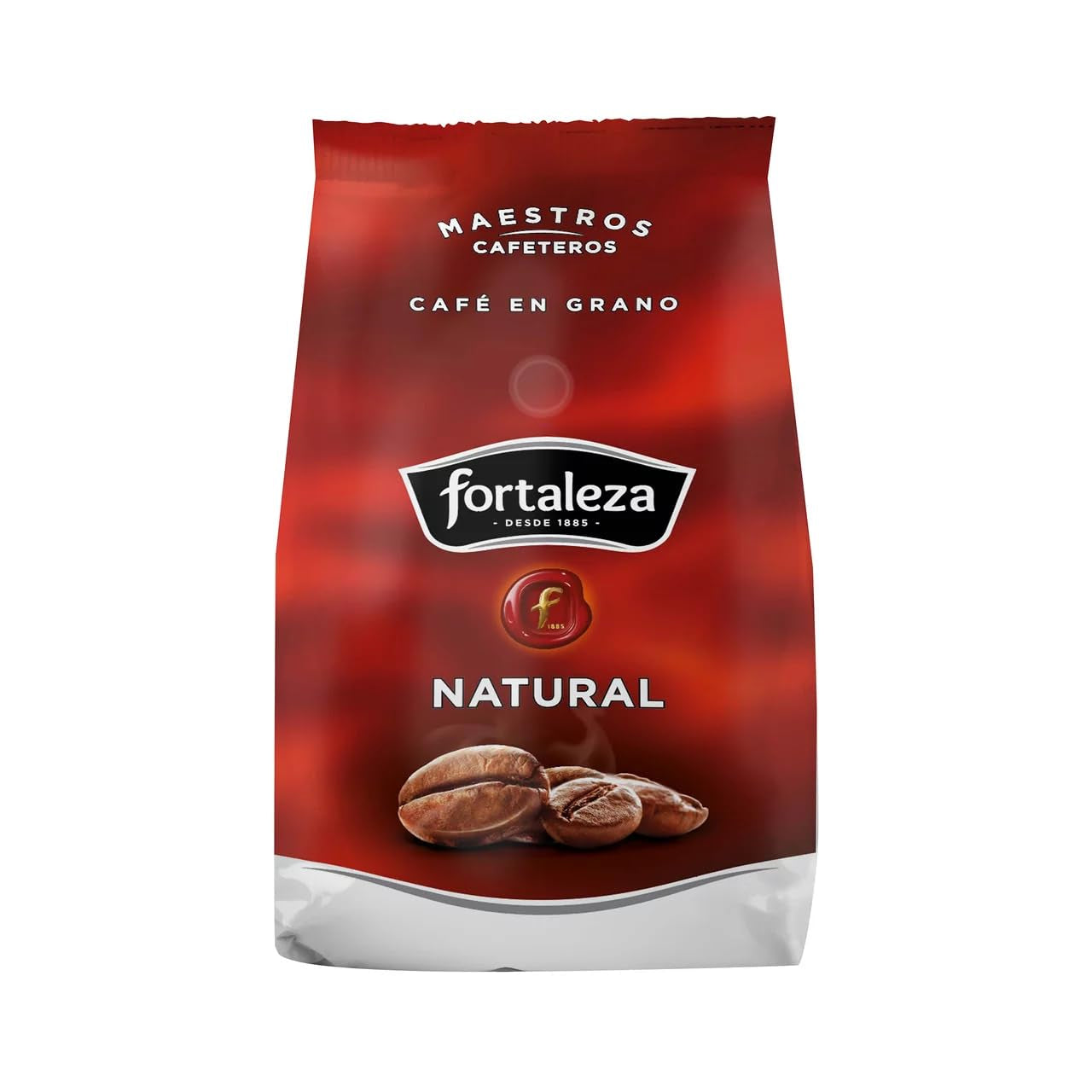 FORTALEZA naturlige kaffebønner 500 g, pakke med 2