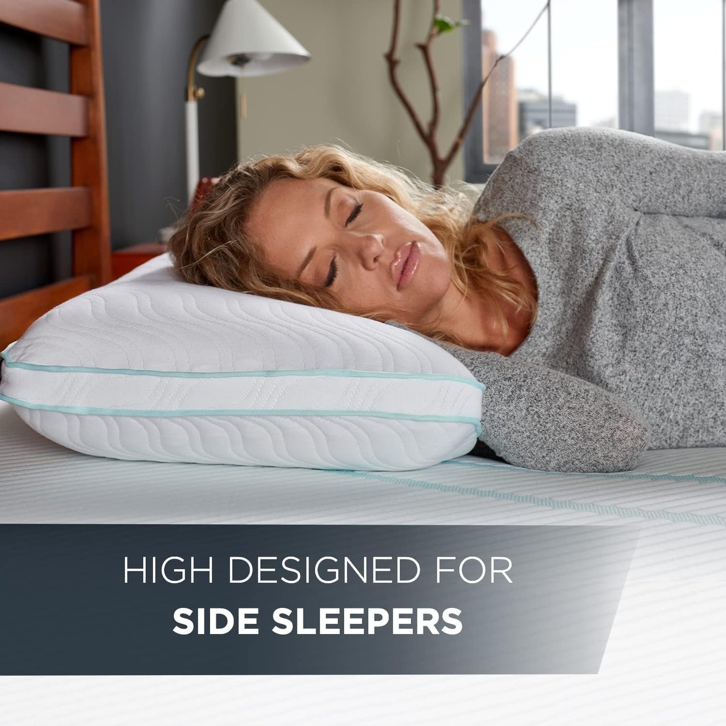 TEMPUR-PEDIC Tempur-Cloud Prohi-pude, Memory Foam, Hvid/overdådig have, King Standard-puder Naty Shop