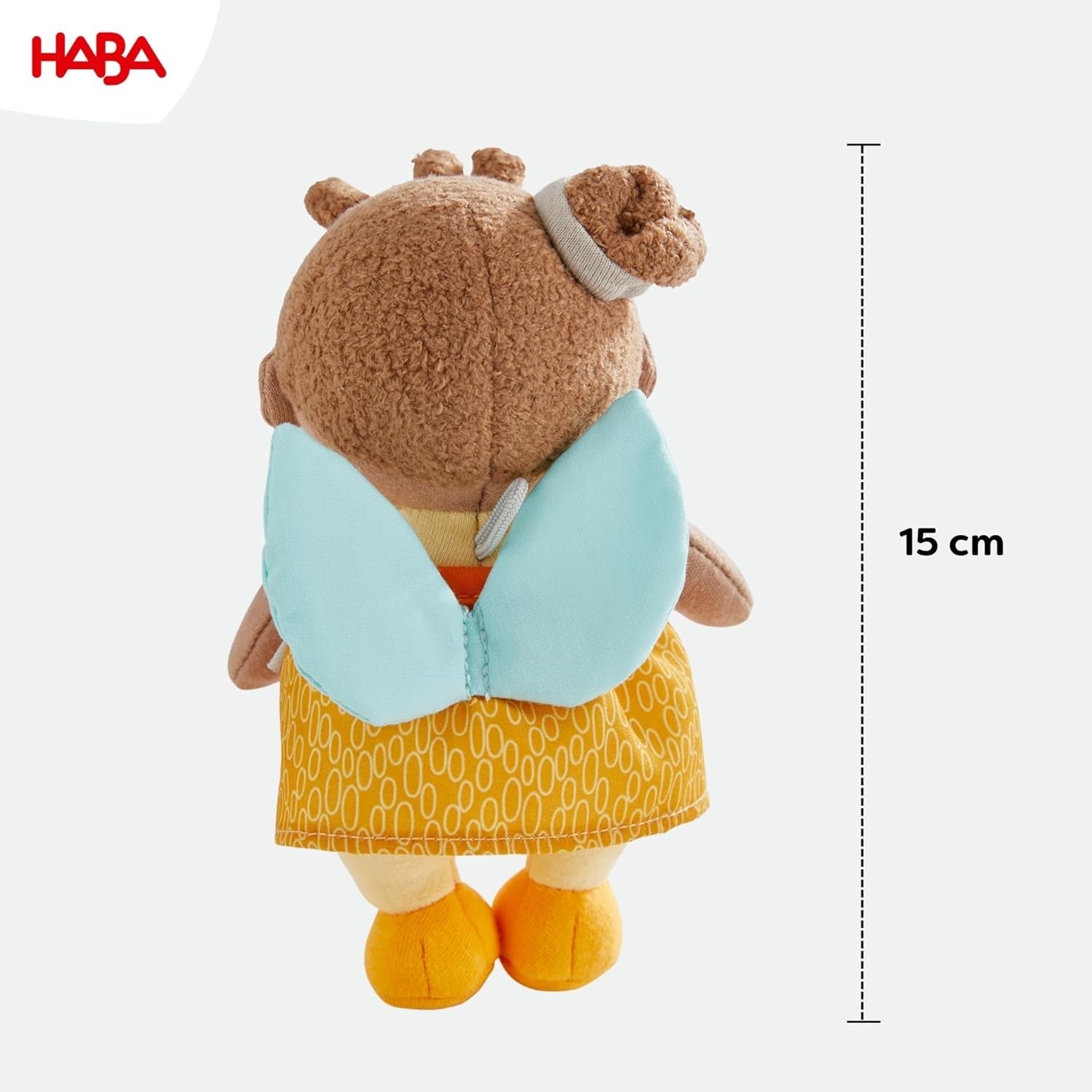 HABA Guardian Angel Holly - Blød stofdukke (15 cm), perfekt velkomstgave til babyer og småbørn - Vaskes ved 30 °C - 2011871001