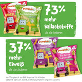Pumpkin Organics Baby flerkornede gulerods- og mangoringe (pakke med 8) Additivfri babysnacks fra 12 måneder - Allergenfri² og glutenfri³ sprøde babysnacks (8 x 20 g)