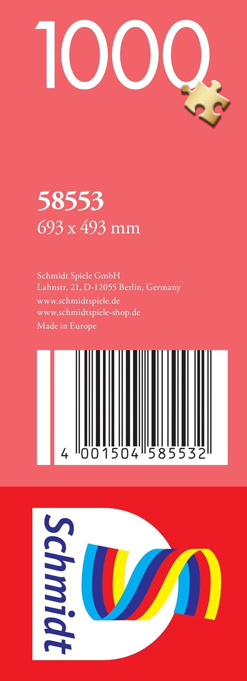 Schmidt Spiele 58553 Chuck Pinson, Shore in the Evening Gold, puslespil 1000 brikker Puslespil Naty Shop