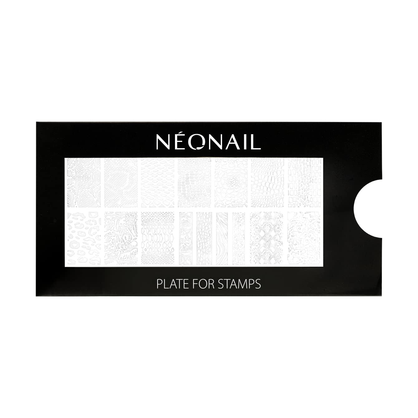 NÉONAIL Nagel Stempel Mit Schaber - Nägel Selber Machen - Nail Art Stempel - Nageldesign Für Nagel Schablone - French Nails Stempel - Silikon Nagelstempel