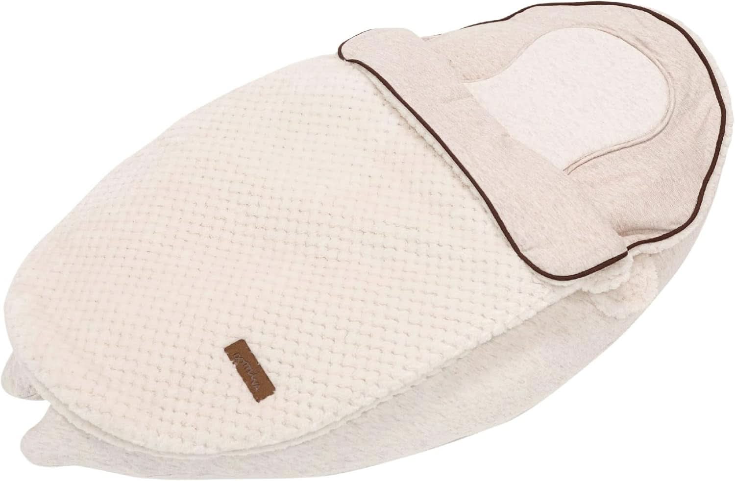 Multifunktionel ammepude, 4 i 1, Soft Nova, beige, enkelt pude: 202 cm, lænestol, 40 X 75 X 22 cm Tilbehør Mad og Amning Bebe Naty Shop