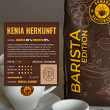 Ormado kaffehus, kaffekapsler, patenterede Kenya-kaffebønner - Arabica og Robusta-blanding, hele kaffebønner til fuldautomatiske kaffemaskiner, ristede bønner, helkaffe 1 kg, fuldautomatisk