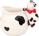 Dekohelden24 ko keramisk opbevaringsboks, ca. 12 x 11 x 20,5 cm, 20 madkasser Naty Shop Jug