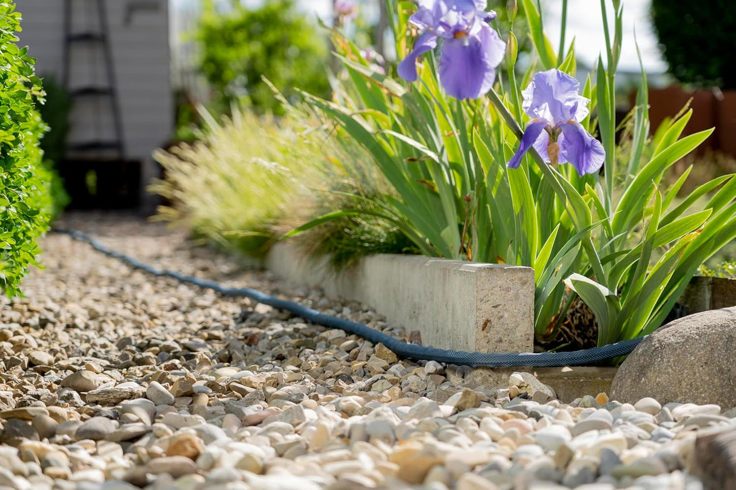 Gardena Liano Xtreme 1/2 tommer 25m sæt: Ekstremt robust tekstilhaveslange med let, vejrbestandig PVC inderslange (18475-20)