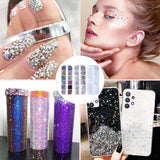 4200 Stück Strasssteine ​​​​Für Nägel, Nagelglitzer, Pailletten, Nagelaufkleber Mit Kristallen, Nagel-Edelsteinen, Diamanten Für Nagelkunst, Einschließlich Wachsstift Für Strasssteine ​​Und Strass-Picker