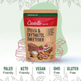 Stevia + Erythritol 1:3 sødemiddel, 1G = 3G sukker, 850 gram sødemidler Naty Shop
