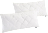Traumnacht Bambuspude med bambusfibre, hypoallergen, antibakteriel Pudesæt med lynlås, bestående af 2 puder 40X80Cm, Oeko-Tex certificeret, udviklet i Tyskland Naty Shop standardpuder 40 X 80 Cm Pude