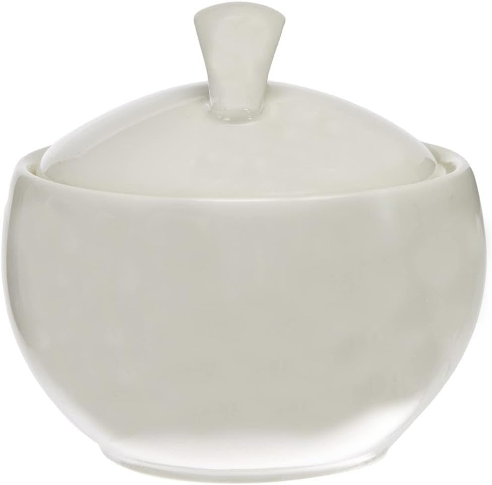 Villeroy & Boch New Cottage Basic Sugar Bowl, 450 ml, højde: 6,5 cm, premium porcelæn, hvid