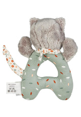 Lilly Cat Sterntaler Catch Toy - Motorisk aktivitetslegetøj til rangle, berøring og leg - Plyslegetøj til babyer og børn med rangle som en loyal ven - gråt blødt stof babylegetøj Bebe Naty Shop legetøj