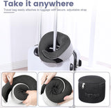 Nakkepude Memory skum rejsepude Ergonomisk design Memory skum nakkepude med øjenmaske 2 ørepropper og opbevaringstaske Perfekt til at sove på vejen, når du er på rejse Naty Shop Cervikal ortopædiske puder