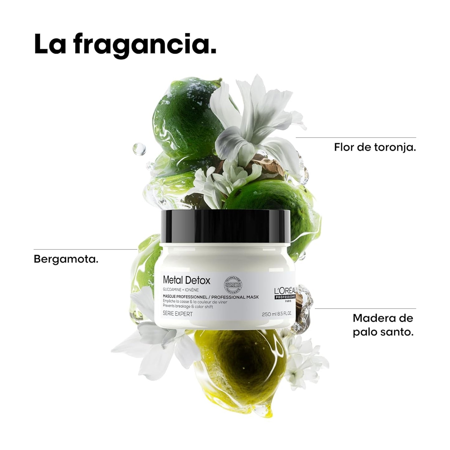 L'Oréal Professionnel Professional Restructuring maske til alle hårtyper, hjælper med at reparere skader og genoprette hårstyrke, Absolut Repair Molecular, 150 ml Naty Shop Hair Mask