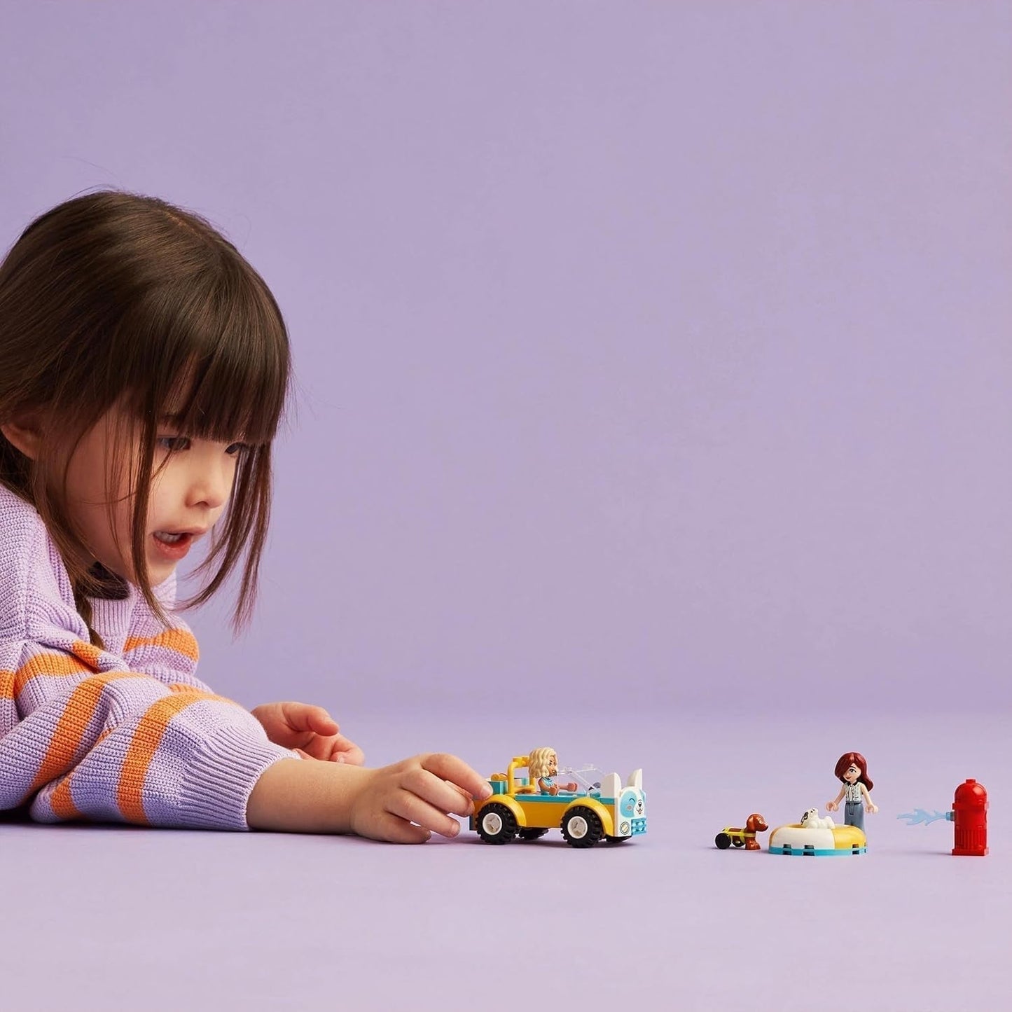 LEGO Friends mobil hundefrisørstue, legetøjslegesæt til legetøj, legetøj til børn med 2 figurer og 2 hunde til piger og drenge fra 4 år, hundeplejesæt 42635 Byggesæt Beuche den LEGO-Store