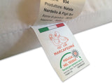 Naturlatex pude Double Wave Model - Perforeret latex pude Ultra åndbar Naturlig og sund restitution - Højeste komfort Ergonomisk Antibakteriel - 100% Made in Italy Naty Shop standard puder