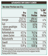Nestlé Gingerbread, en lækker og sprød snack med smag af honningkager, dækket af mælkechokolade og raffineret med dekorative striber af mørk chokolade, pakke med 4 (1 x 115g)
