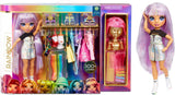 Rainbow High 571049 Fashion Studio - Eksklusiv dukke med tøj, tilbehør og 2 skinnende parykker - Skab over 300 outfits!
