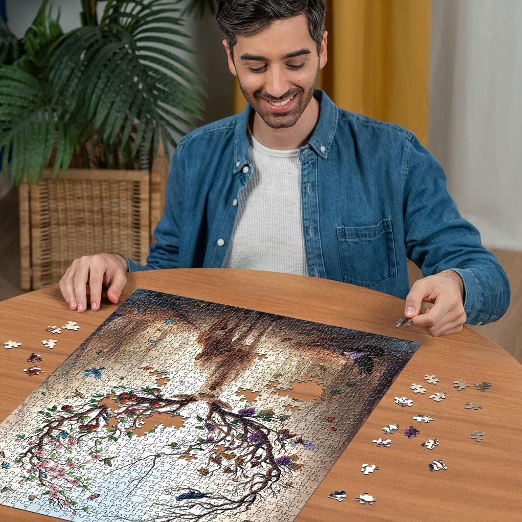 Ravensburger Puslespil 12000459 - The Magic Deer - 1000 brikker puslespil til voksne og børn fra 14 år, hjortepuslespil Puslespil Naty Shop