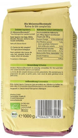 Økologisk fuldkornsmel, 1 kg