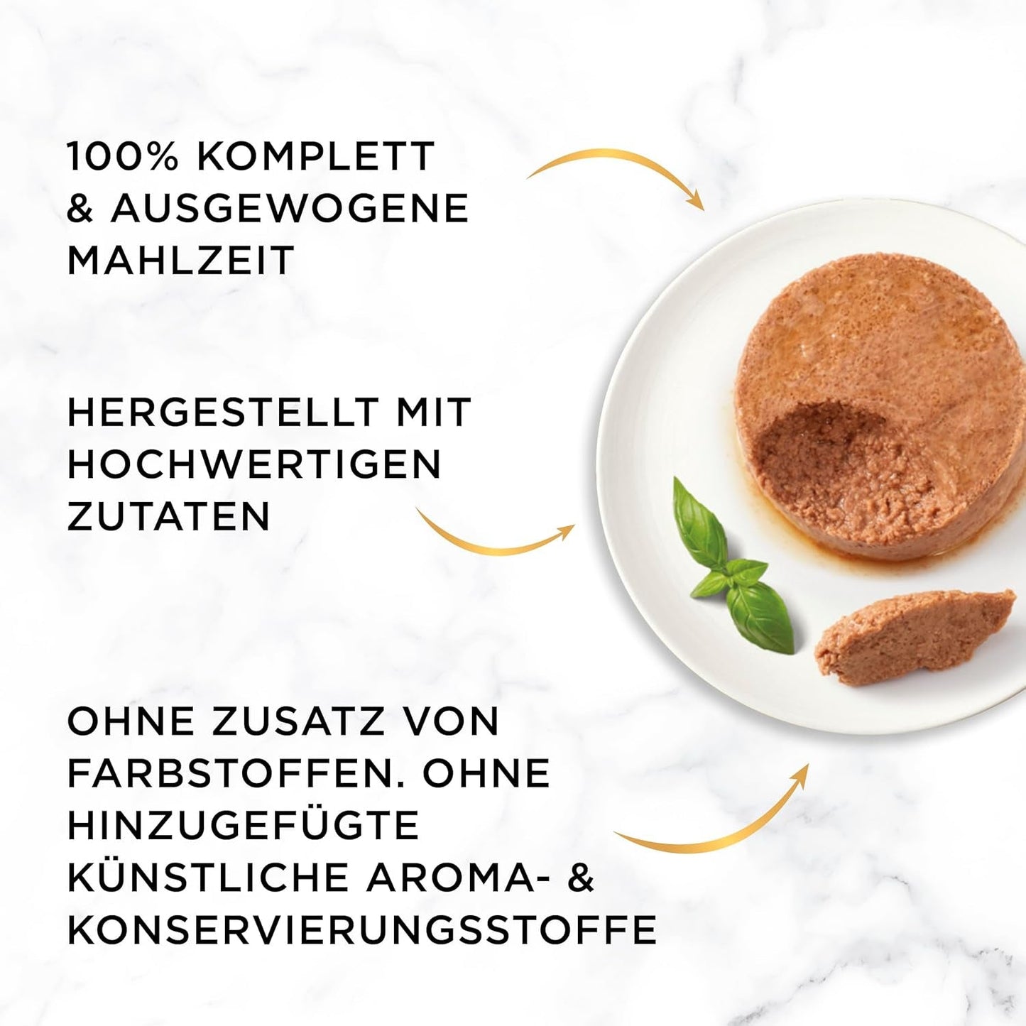 Fin Pate Gourmet Gold med grøntsager, våd kattefoder med ørred og tomat, pakke med 12 (12 x 85 g)