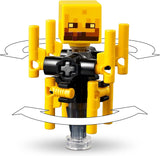LEGO Minecraft Lava Duel of the Deep, Legetøj til videospilfans, fæstning med minifigurer inklusive Alex, Skeleton Wither, Lohe og Strider, Gave til piger og drenge 6 år 21266 Byggesæt Beuche den LEGO-Store