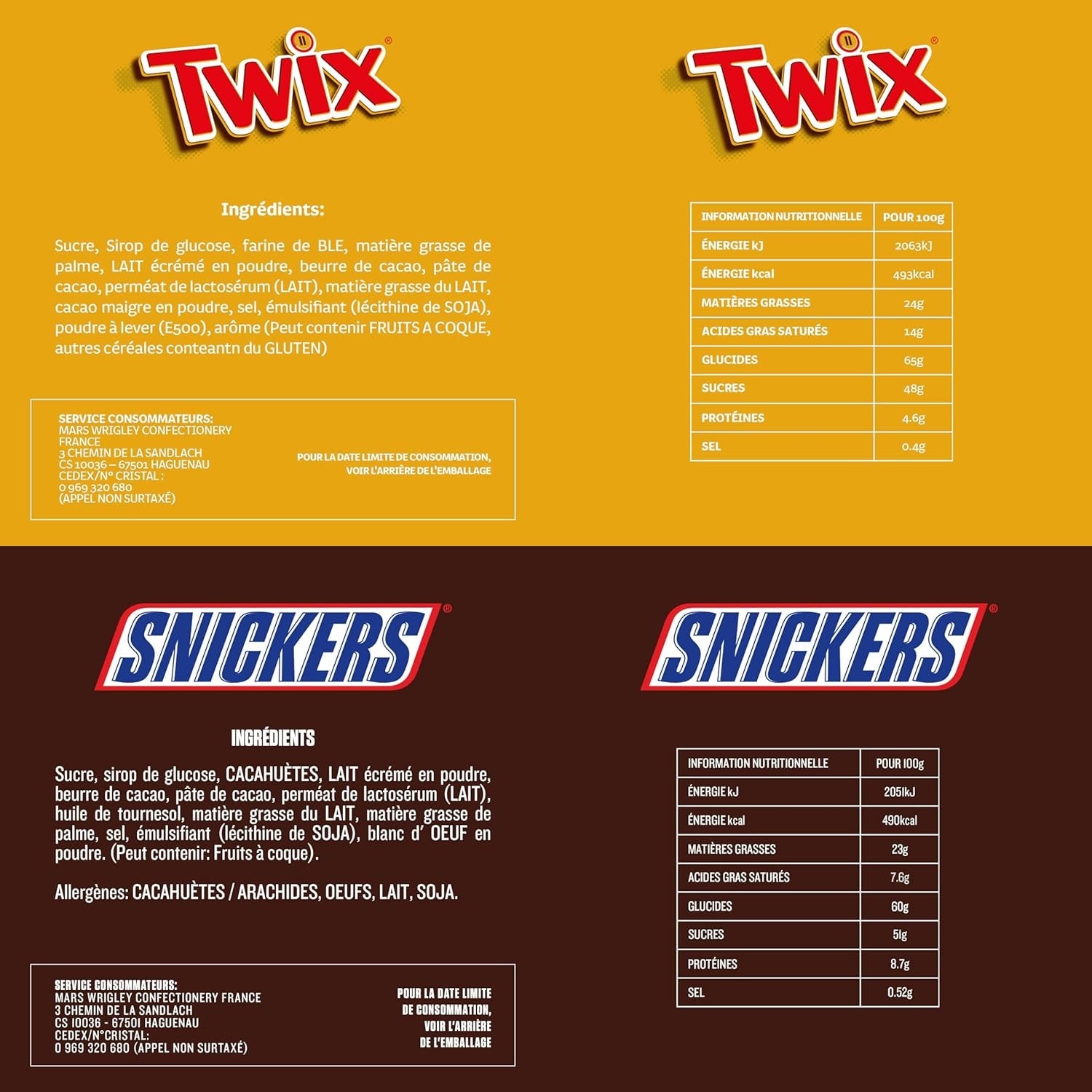 Mixed Minis, Snickers, Bounty, Twix, Milky Way, Chokolade Bulk Pack, En Pakke (1 x 400 g) (Pakke med 5)